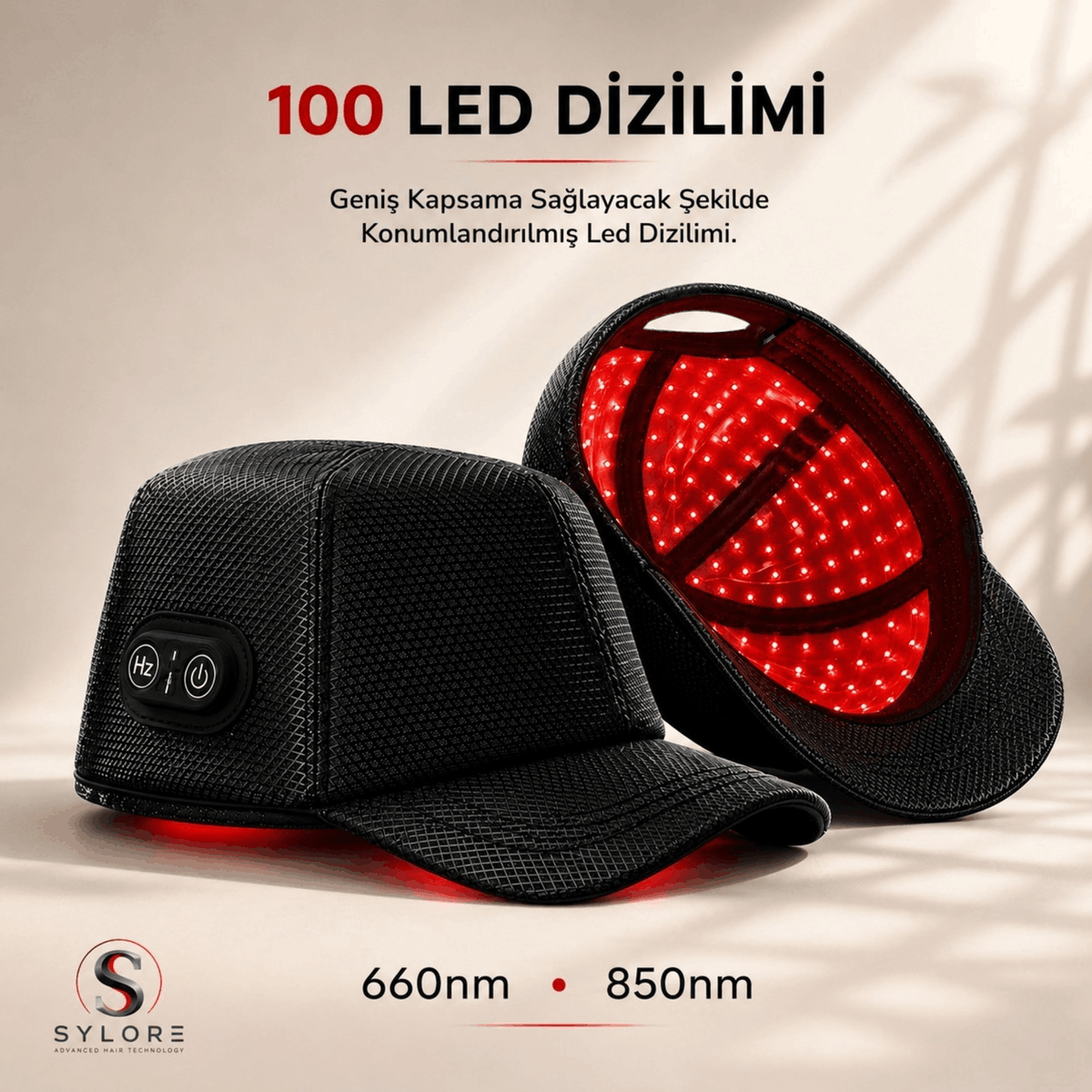 SYLORE™ Kırmızı Işık Saç Terapi Şapkası